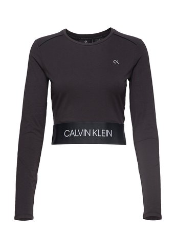 Calvin Klein Performance Long Sleeve Tee (Ck Black) (69.90 €) - Calvin Klein Performance - | Boozt.com
