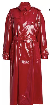 red dolce & gabanna trench coat