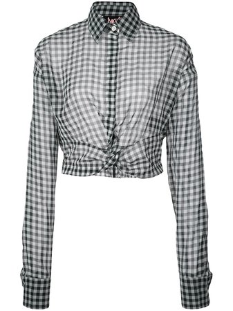 Shop Haculla plaid blouse with Express Delivery - FARFETCH