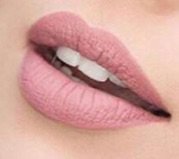 light pink lipstick