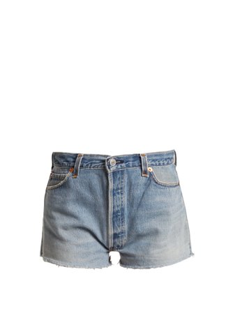X Levi's The Short mid-rise denim shorts | Re/Done Originals | MATCHESFASHION.COM