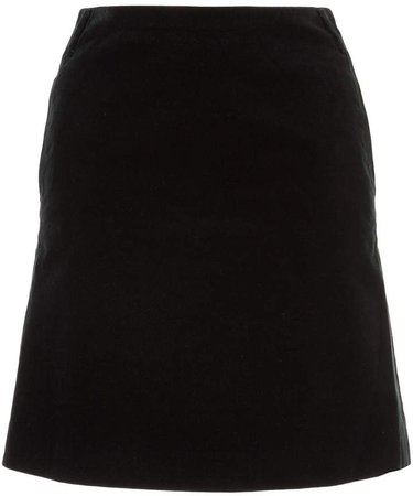 Pre-Owned velvet mini skirt