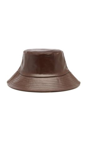 Lotti Faux Leather Bucket Hat By Avenue | Moda Operandi