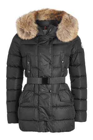 Clio Down Jacket with Fur-Trimmed Hood Gr. 4