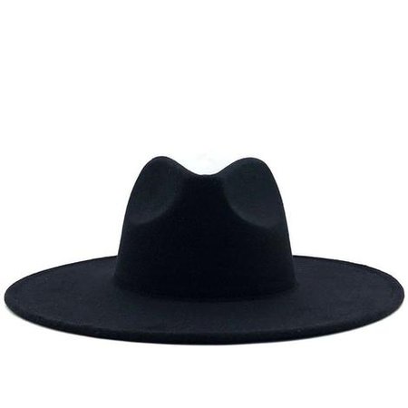 Black Classic Wide Brim Fedora Hat | Fedora Hat Shop – Balinista