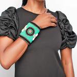 'Gawa' Long Tribal Beaded Cuff – Afro-Indie Adornments
