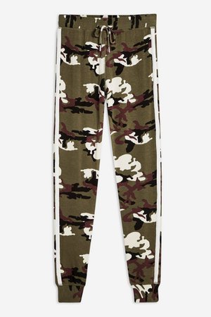 Camouflage Slim Joggers | Topshop green