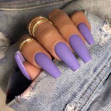 purple coffin nails - Google Search
