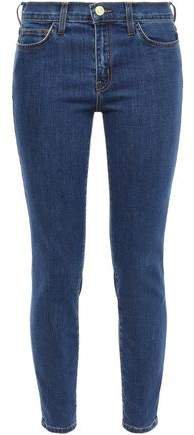 Cropped Mid-rise Skinny Jeans