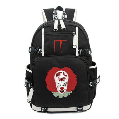 Tim Curry from the 1990 It backpack