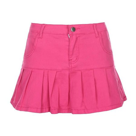 Y2k Pink Pleated Skirt – MELLOW PICKS