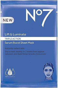 No7 Lift & Luminate Triple Action Serum Boost Sheet Mask | Ulta Beauty