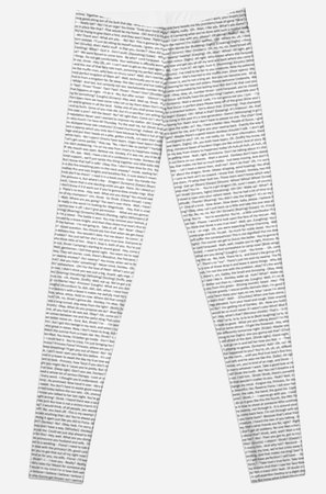 "entire shrek script" Leggings by Jijarugen | Redbubble