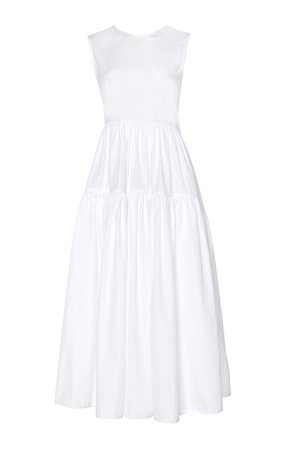 Ruth Sleeveless Cotton-Poplin Dress by Cecilie Bahnsen | Moda Operandi