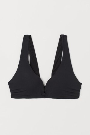 Push-up bikini top - Black - Ladies | H&M GB
