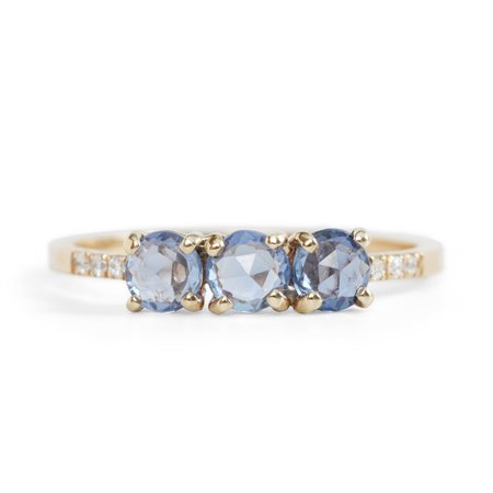 Painter's Blue Sapphire Ring