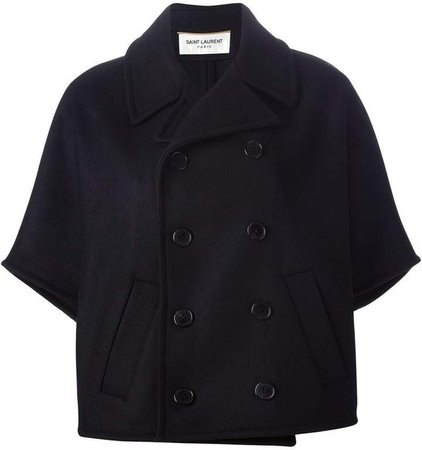 cropped peacoat