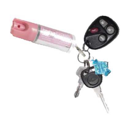 keys and pepper spray