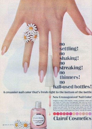 60s nail polish ad