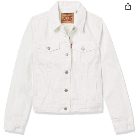 white jean jacket