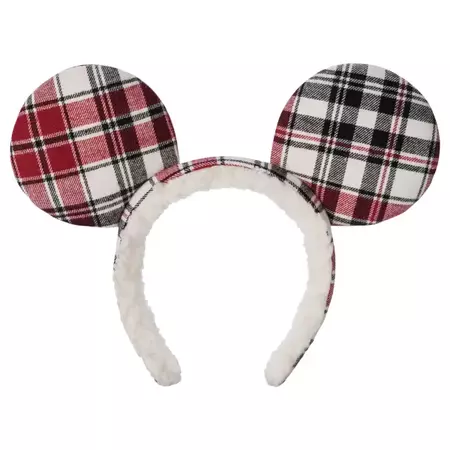 Mickey Mouse Plaid Ear Headband for Adults | shopDisney