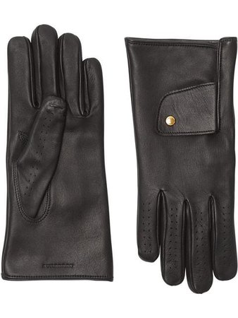 Burberry Cashmere-lined Lambskin Gloves