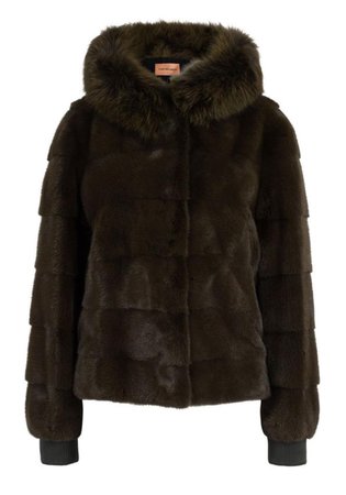 Yves Salomon Mink Fur Coat