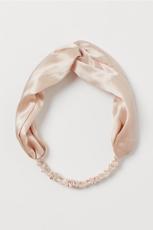 Hairband with Knot Detail - Light pink - Ladies | H&M CA