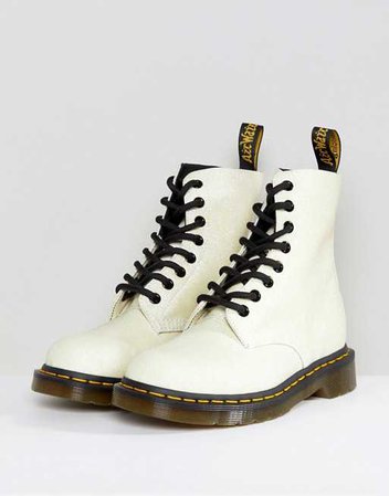 Dr Martens | Dr Martens Pascal Boot in White Glitter