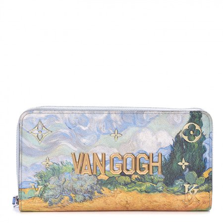 LOUIS VUITTON Masters Jeff Koons Van Gogh Zippy Wallet 453926