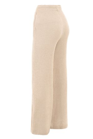 Clothing : Trousers : 'Josie' Cream Chenille Trousers