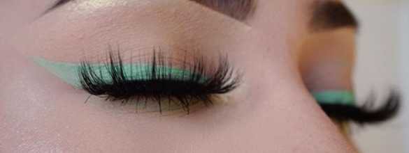 Mint Liner Eye Makeup