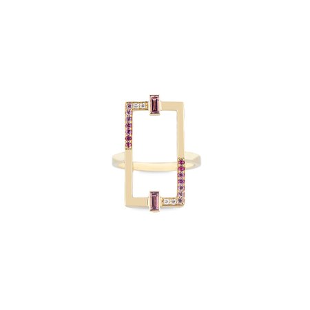Galactic Open Rectangle Ring – Gonz+Ros