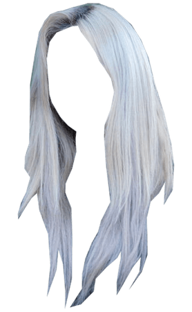 silver/gray hair