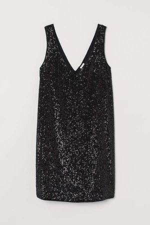 Sequined Dress - Black