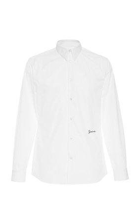 Cotton-Poplin Button-Up Shirt by Givenchy | Moda Operandi