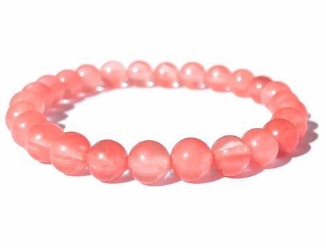 pink tourmaline beaded bracelet