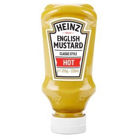 Amazon.com : Original Heinz Yellow Hot English Mustard Imported From The UK England Heinz English Mustard gives you seemingly endless servings of tangy, spicy, and totally enticing. The Perfect British Mustard : Grocery & Gourmet Food