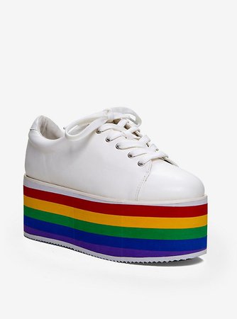 platform shoes rainbow - Google Search