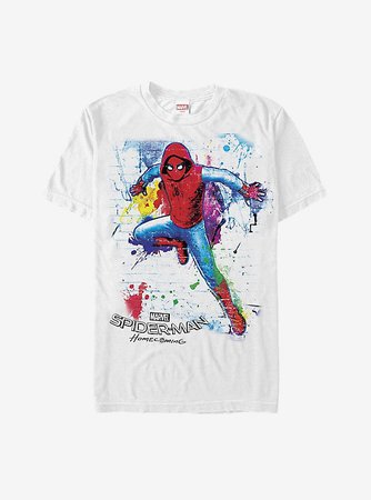Marvel Spider-Man Homecoming Paint Splatter T-Shirt