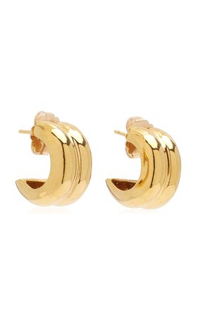 Giulia 18k Gold Vermeil Hoop Earrings By Agmes | Moda Operandi
