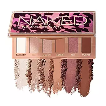 Amazon.com: Urban Decay Naked Sin Mini Eyeshadow Palette - 6 Blush-Toned Neutral Shades - Richly Pigmented & Ultra Blendable Mattes and High-Shine Shimmers - Up to 12 Hour Wear - Perfect for Travel : Beauty & Personal Care