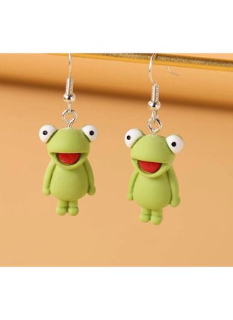 Kermit Earrings