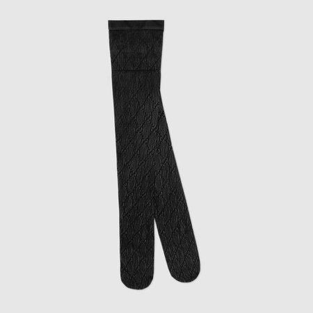 black Interlocking G tights | GUCCI® US