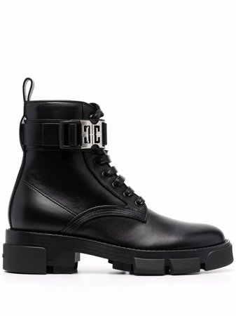 Shop Givenchy 4G-buckle boots with Express Delivery - FARFETCH