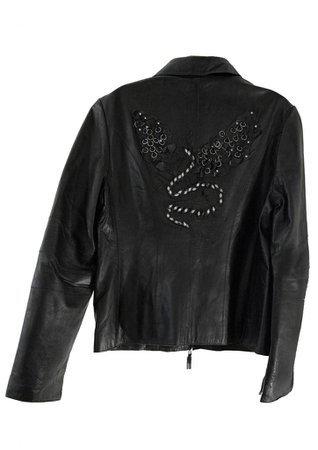 Black Leather Jacket by Betty Barcley – Jane Doe Vintage Shop