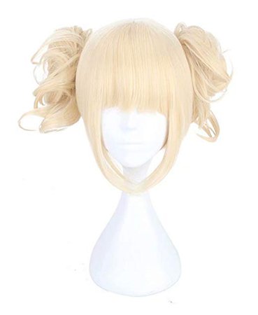 Amazon.com: COSPLAZA Cosplay Wigs Short Light Blonde Base Wig with 2 Buns Girl Anime Cosplay Costume Wigs: Beauty