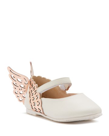 Sophia Webster Evangeline Leather Butterfly-Wing Flats, Baby/Toddler and Matching Items & Matching Items | Neiman Marcus