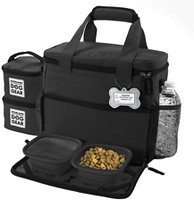 Overland Dog Gear Week Away Tote Pet Travel Bag, Black, Small - Chewy.com