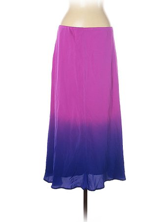 Monsoon 100% Silk Tie Dye Purple Pink Silk Skirt Size 14 - 48% off | thredUP